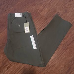 Olive Green Slim Fit Chinos